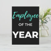 Beschäftigte des Jahres Dankeskarte (Stehend Vorderseite)