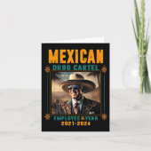 Beschäftigte des mexikanischen Drogenkartell - Bid Karte (Vorderseite)