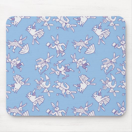 Beschäftigte Häschen Mousepad (Vorne)