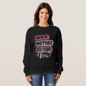 Beschäftigte Mutter Held Mutter Data Scientist Sweatshirt (Vorne ganz)