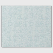 Beschäftigte Schneemänner - Weihnachtspapier Geschenkpapier (Flach)