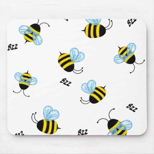 Beschäftigte summende Hummel-Bienen Mousepad (Vorne)