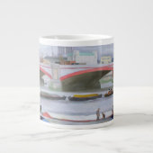 Beschäftigte Szene bei Blackfriars 2005 Jumbo-Tasse (Vorderseite)