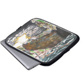 Beschäftigter Biber Laptopschutzhülle (Vorne Knopf)