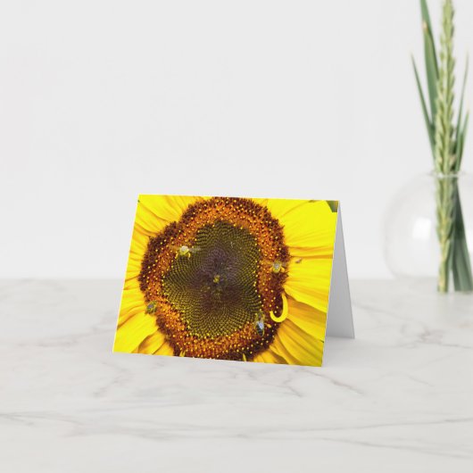 Beschäftigter Biene Dankeskarte (Vorderseite)