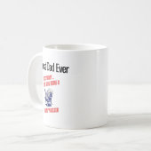Beschäftigter mürrischer alter Knabe Kaffeetasse (Vorderseite Links)