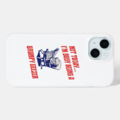 Beschäftigter mürrischer alter Knacker Case-Mate iPhone Hülle (Rückseite (Horizontal))