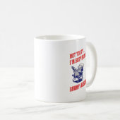 Beschäftigter mürrischer alter Knacker Kaffeetasse (VorderseiteRechts)
