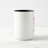 Beschäftigter mürrischer alter Knacker Tasse (Zentrum)