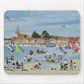 Beschäftigter Strand Mousepad (Vorne)