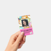 BESCHÄFTIGUNG FOTO ABZEICHEN QR Code Barcode Baker Ausweis (Handheld)