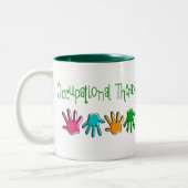 Beschäftigungstherapeut-Geschenke Zweifarbige Tasse (Links)