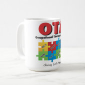 Beschäftigungstherapie-Assistenten-Tasse Kaffeetasse (Vorderseite Links)