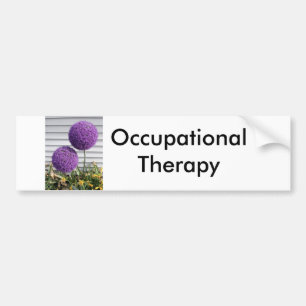Beschäftigungstherapie Autoaufkleber