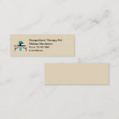 Beschäftigungstherapie-Berater Mini Visitenkarte (Vorne/Hinten)
