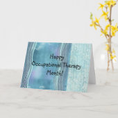 Beschäftigungstherapie-Monats-Gruß-Karte Karte (Gelbe Blume)