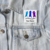 Beschäftigungstherapie-Namen-Knöpfe Button (Beispiel)