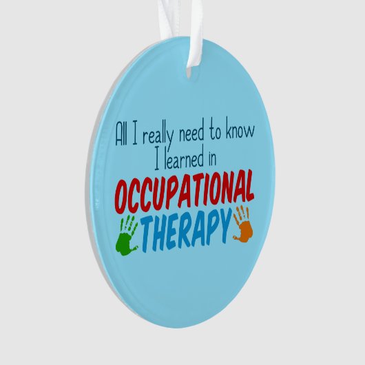 Beschäftigungstherapie Ornament (Vorderseite)