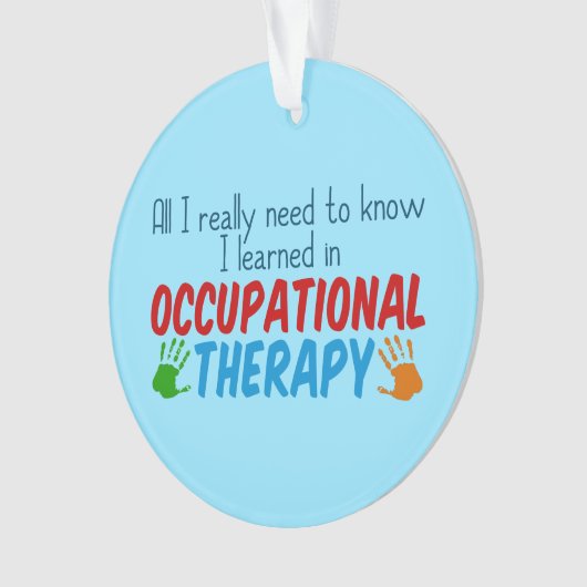 Beschäftigungstherapie Ornament (Vorderseite)