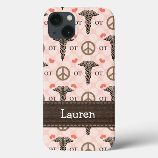 BeschäftigungstherapieOT Caduceus Case-Mate iPhone Hülle (Rückseite)