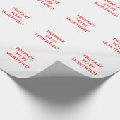 BESCHÄMT GESCHENKPAPIER (Ecke)