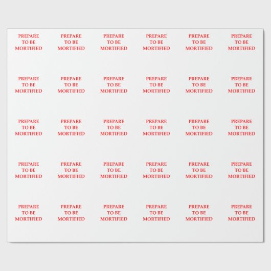 BESCHÄMT GESCHENKPAPIER (Flach)