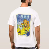 Beschämter Löwe T-Shirt (Rückseite)