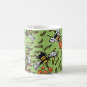 Bescheidene Hummelnflowerbed-Tasse Kaffeetasse (Mittel)