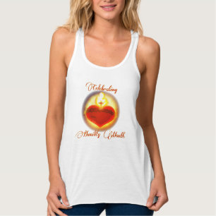Bescheidene Monatsspitze Tank Top