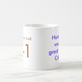 Bescheidene Torte und Kaffee Kaffeetasse (Mittel)