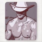 Bescheidener Cowboy Mousepad (Vorne)