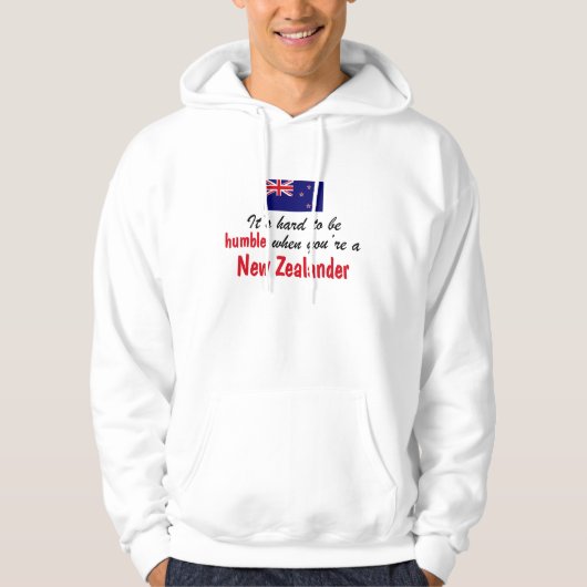 Bescheidener Neuseeländer Hoodie (Vorderseite)