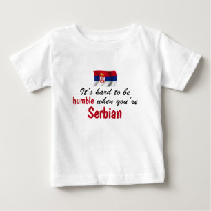 Bescheidener Serbe Baby T-shirt