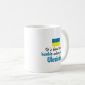 Bescheidener Ukrainer Kaffeetasse (VorderseiteRechts)