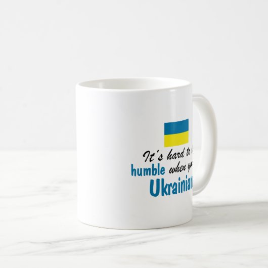 Bescheidener Ukrainer Kaffeetasse (VorderseiteRechts)