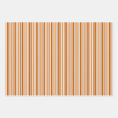 Bescheidenes Ditsy Floral braun Happy Thanksgiving Geschenkpapier Set (Vorderseite 3)