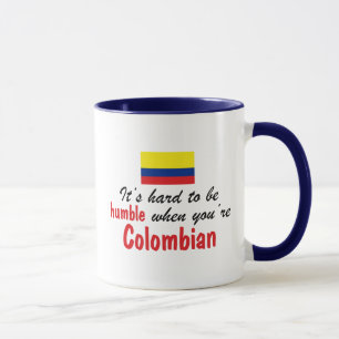 Bescheidenes kolumbianisches tasse