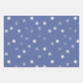 Bescheidenes Weiß, spielerisch und willkürlich ver Geschenkpapier Set (Vorderseite)