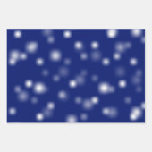 Bescheidenes Weiß, spielerisch und willkürlich ver Geschenkpapier Set (Vorderseite)