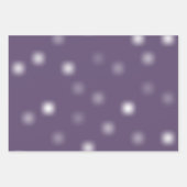 Bescheidenes Weiß, spielerisch und willkürlich ver Geschenkpapier Set (Vorderseite 3)