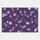 Bescheidenes Weiß, spielerisch und willkürlich ver Geschenkpapier Set (Vorderseite 2)