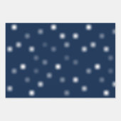 Bescheidenes Weiß, spielerisch und willkürlich ver Geschenkpapier Set (Vorderseite)