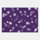 Bescheidenes Weiß, spielerisch und willkürlich ver Geschenkpapier Set (Vorderseite 3)