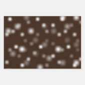 Bescheidenes Weiß, spielerisch und willkürlich ver Geschenkpapier Set (Vorderseite)