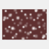 Bescheidenes Weiß, spielerisch und willkürlich ver Geschenkpapier Set (Vorderseite)