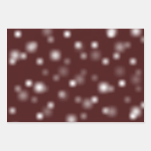 Bescheidenes Weiß, spielerisch und willkürlich ver Geschenkpapier Set (Vorderseite)