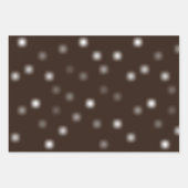 Bescheidenes Weiß, spielerisch und willkürlich ver Geschenkpapier Set (Vorderseite)