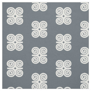 Bescheidenheit Adinkra Symbol Dwennimmen Stärken- Stoff