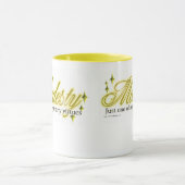 Bescheidenheit ist eine Tugend Tasse (Zentrum)