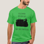 BESCHEINIGTER BULLDOZER-BETRIEBSMOTOR VINTAG T-Shirt (Vorderseite)